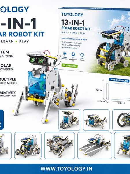 13 IN 1 SOLAR  ROBOT DIY
