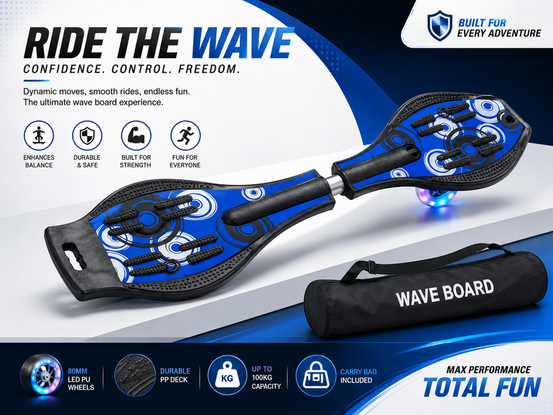 WAVE BOARD BLUE
