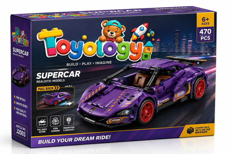SUPER CAR BLOCK PURPLE