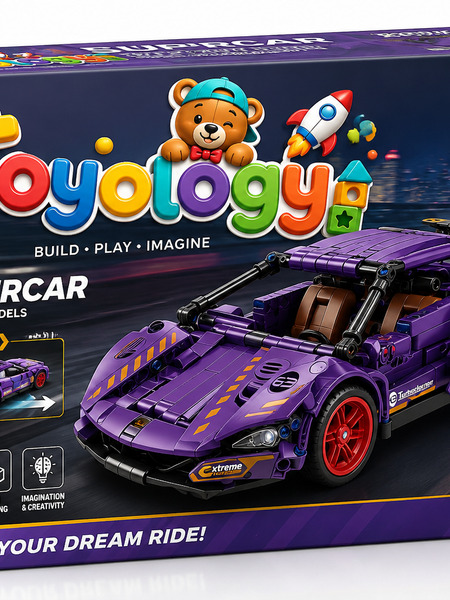 SUPER CAR BLOCK PURPLE